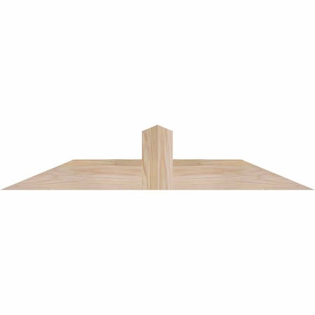 Ekena Millwork Portland Smooth Timber Gable Bracket, Douglas Fir, 36"W x 7"H x 1 1/2"D x 3 1/2"F, 5/12 Pitch GBW036X07X0204POR00SDF